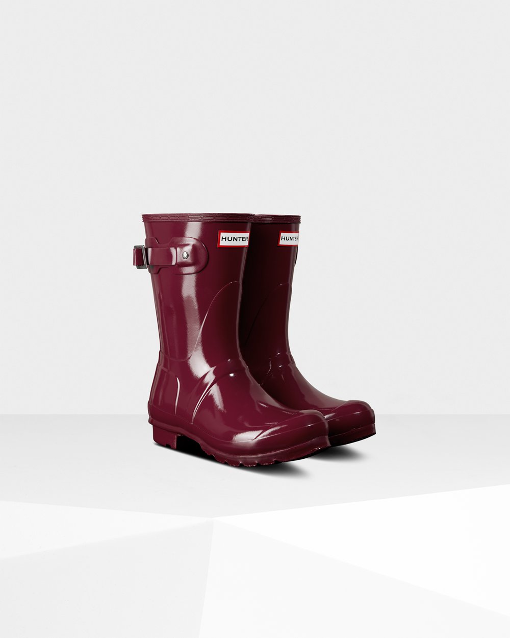 Hunter Mujer Original Gloss - Botas de Lluvia Rojas - 329-FODTHP